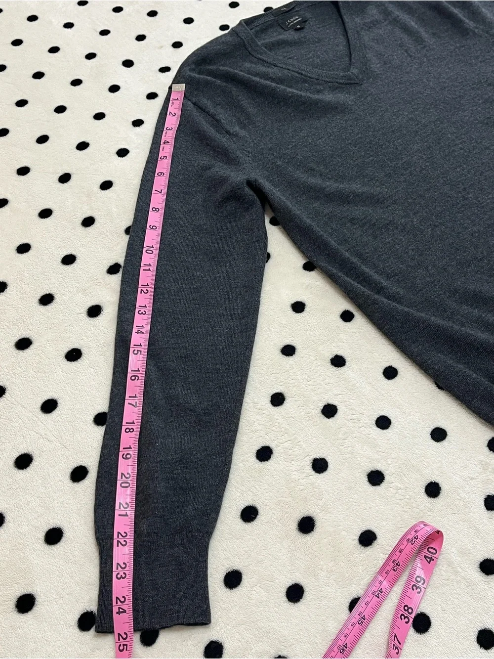 J. Crew Merino Wool V-Neck Sweater Size M